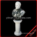 White Marble Modern Figure Human Famous Busts Sculpture (YL-T045)